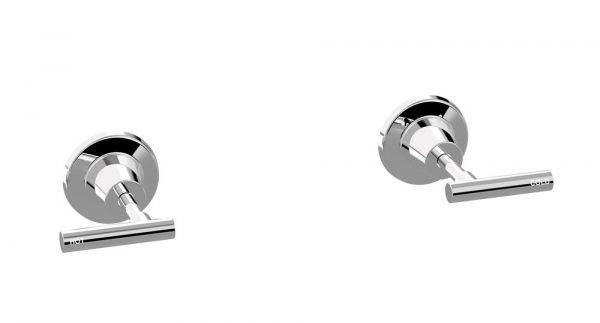 PAIR MENO WALL T/ASSY LEVER CHROME #MT0813-L