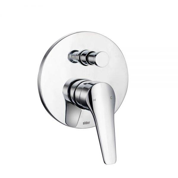 ALDER SOHO BATH/SHW DIV MIXER ROUND CHROME