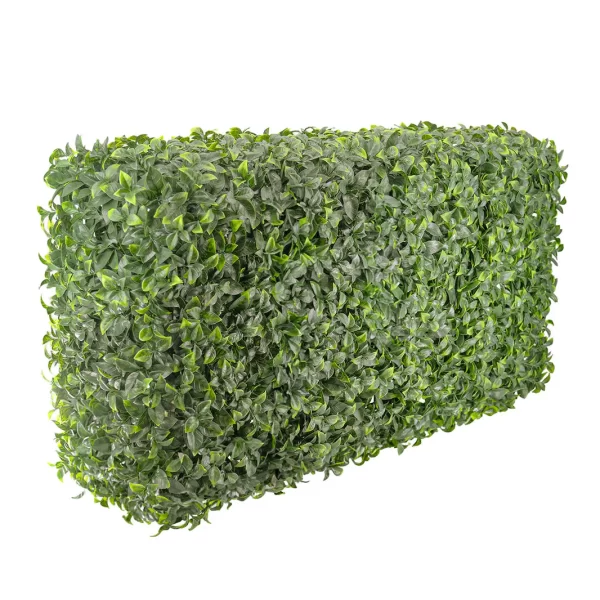 50x100x25cm Artificial Hedge Wall/Cube - Pittosporum