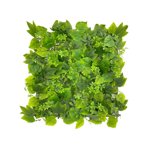 50 x 50cm Artificial Hedge - Mixed Ivy Leaf