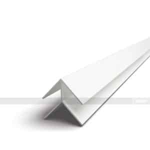 White folded sheet forming a V-shaped channel on a white studio background.