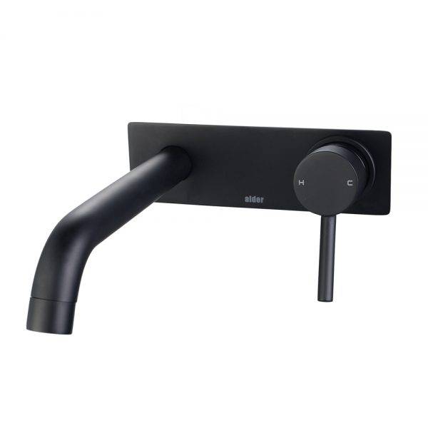 ALDER FLEX BP LEVER 220MM SPOUT BLK #TK245196