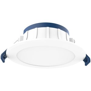 Haneco VIVA-LP, Viva LP series LED Downlight, Residential, 8W, IP44, IC-4, Dimmable, 3000K/4200K/5700K, Flush Diffuser, 90mm cut-out, 113mm Diam x 38mm, White