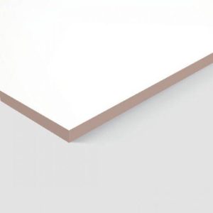 Abstract geometric background with a pink chevron edge separating white and light gray areas.