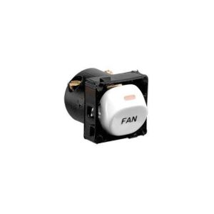 Clipsal 30FMWE White Electric 2 Way Switch Mechanism, 250VAC, 10A, Fan Legend