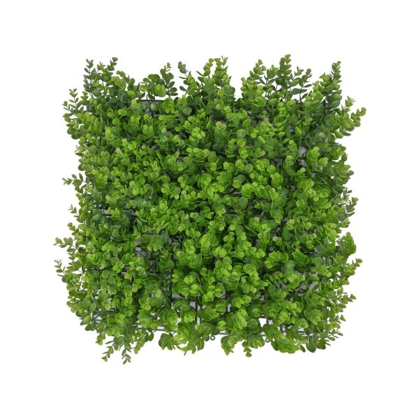 50x50cm Artificial Hedge Tile - Baby Eucalyptus