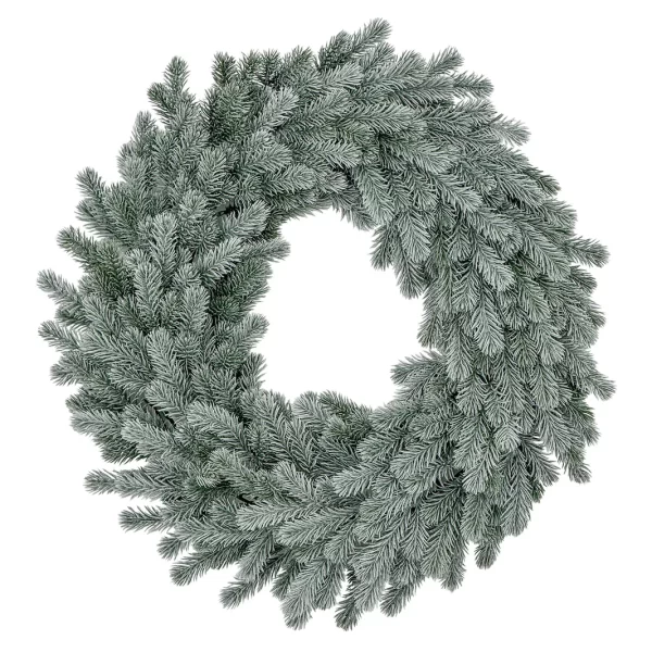 HGD 60cm Outdoor Frosted Pine Wreath