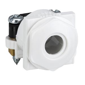 Clipsal 38HDWE Standard 30 Series Switch Mech, Grommet with Clamp, 22mm, Suit 2.5mm O/D Flex, H/D Flex, White Electric