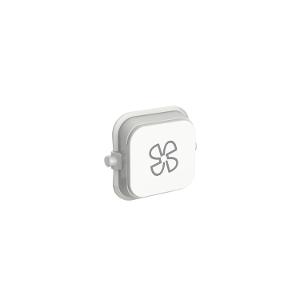 Clipsal 40FR-VW Iconic Series Switch Mech, Rocker Assembly Colour Cap with Fan Legend, 10 Pack, Vivid White