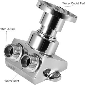 Foot Pedal Valve Single Floor Mount With Outlet