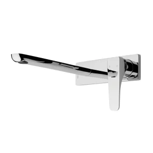 ALDER SACHI BATH SET PLATE LEVER&220 SPOUT BL