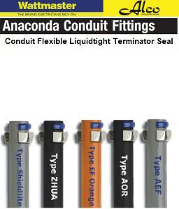 Anaconda CTS/M20, Conduit Flexible Liquidtight Terminator Seal Polyamide 6, 20mm