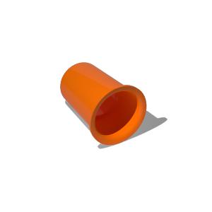 APP BM150COR Bell Mouth Coupling, 150mm, Heavy Duty PVC, Box of 12, 150x232mm, Metric, Orange