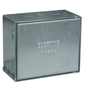 B&R Enclosures EB Earth Connection Box, 150mm H x 130mm W x 75mm D, Hot Dipped Galvanised, HDG, Steel