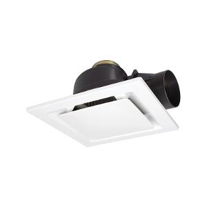Brilliant Lighting 18193/05 Sarico-II Exhaust Fan, Ceiling Mount, Square, 150mm Diameter, Up to 270m²/hr Airflow, IPX4, 25W, Compact Design, White