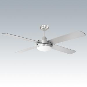 Brilliant Lighting 20580/06 Tempest DC Ceiling Fan, 52in, 4 Blade, 1320mm, 10450mGreater Than or Equal/hr Airflow, 50W, Remote Control, Black