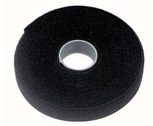 Cabac VT10BK/5M Pro Hook And Loop Tape, Velcrose Cable Tie, 10mm x 5mtr Roll, Black, Nylon