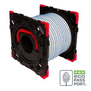 Nexans Distingo CACP07MK002WVAB - MOBIWAY BOOST, Flat Twin Active Cable, 2 Core, 2.5mm2, 150M, , 450/750 V, Copper