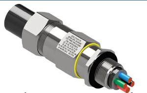CCG 0523-0 Type E1EX Metal Gland, Group II, III, Zone 1, 2, 21 and 22 Hazardous Areas, Suit 7mm - 16mm O/D Armoured (SWA) Cables, Weatherproof, IP66, M20 Thread, Marine Grade Electroless Nickel Pla...