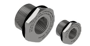 CCG RM025M020S Reducer Industrial (Standard) Conduit "METRIC TO METRIC" Nickel Plated Brass (NPB) 25mm(M) to 20mm(F)