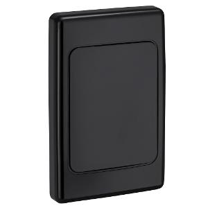 Clipsal 2031VX-BK 2000 Series Grid Plate & Surround, Switch Plate, Blank, Flush, Vertical/Horizontal, Black