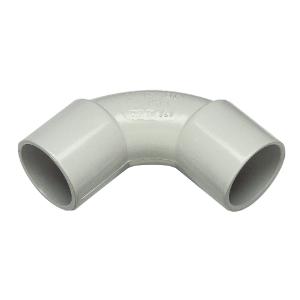 Clipsal 245/16-GY Conduit Solid Elbow, 16mm, 90 Degree, PVC, Grey