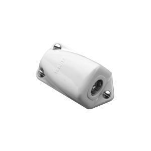 Clipsal 30TV75S-WE Standard Series TV Outlet, Antenna, Socket, PAL, Screw Fixed Incoming Coax, Straight, Surface, Single, 75OHM, RG6, White Electric