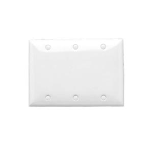 Clipsal 31/3VX-WE Standard Series Plate Only, Blank, Rectangular, 165mm x 115mm, Flush, White Electric