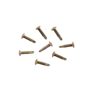 Clipsal 357WF22B Tek Screws, Wafer Head, Pancake Head, Metal Cutting Drill Point, Self Drilling, Yellow Zinc Plated, 10g x 22mm, 500 Pack