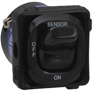 Clipsal 39MSON-BK Standard 30 Series Switch Mech, Toggle, 3 Position engraved Sensor/Off/On, Single Pole, 250V 10A, Black