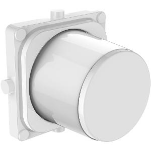 Clipsal 40EDIMKB-VW Iconic Series Switch Mech, Rotary Dimmer Knob, Variable Positions, Vivid White