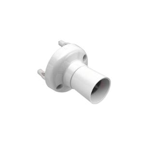 Clipsal 530LT-WE Batten Holder, BC, Bayonet Cap, Screw on Cover, Hollow Wall Anchors, 250V, 4 Terminal, White Electric