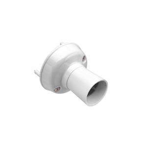 Clipsal 530T-WE Batten Holder, BC, Bayonet Cap, Screw on Cover, Built In Fastening Plugs and Screws,  250V, 4 Terminal, White Electric