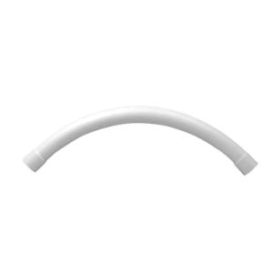 Clipsal C247P80-WE Comms Conduit Bend, Long Sweep, 80mm, PVC, 90 Degree, 550mm Radius, White