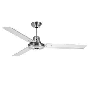 Clipsal P3HS1400SS-SS Airflow Ceiling Fan, Less Light, 1400mm, 56", 3 Speed, 3 Blade, Metal Body Aluminium Blades, AC Motor, Hangsure, 240V 60W, Stainless Steel
