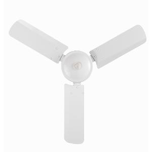 Clipsal P3JH900AL-WE Airflow Ceiling Fan, Less Light, 900mm, 36", 3 Speed, 3 Blade, Metal Body Aluminium Blades, AC Motor, J-Hook, 240V 60W, White