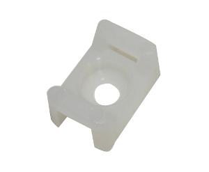 Cabac CTB9NT Cable Tie Screw Mount Natural Indoor Use 2-Way suit 9.0mm (W) Cable Ties, M6 Screw Fixing