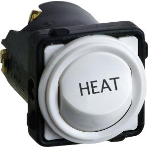 Legrand EM770HEATWE Excel Life EM Series Switch Mech, Rocker Engraved Heat, Single Pole Double Throw, 250V 16AX, White Electric