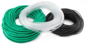 Engineering Supplies PVCT03CL Flexible Tubing, PVC, 3mm Width, 50m Length, Clear
