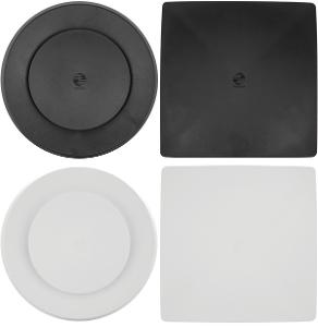 Fantech RESPG150SQBK, Square Exhaust Grille, 10Inch, to suit Rapid Response Exhaust fan RESPF150, Black