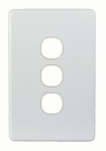 Trader PUSWPV3G Puma Switch Plate Vertical 3 Gang (Empty)