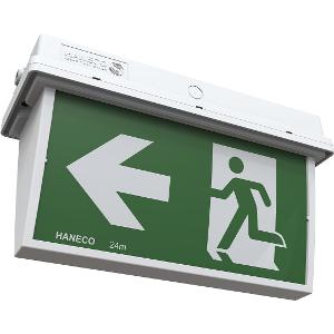 Haneco Lighting ESD24MIP65, Led Emerg Exit Esodo IP65 Surface Mount