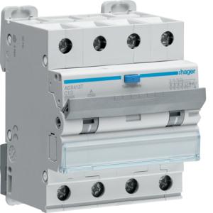 Hager HMF199T Miniature Circuit Breaker, MCB, 1 Pole, 125A, 240V, C Curve, 10KA, Din Rail Mount, 1.5 Module