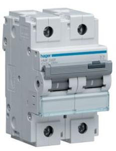 Hager HMF280T Miniature Circuit Breaker, MCB, 2 Pole, 80A, 415V, C Curve, 10KA, Din Rail Mount, 3 Module