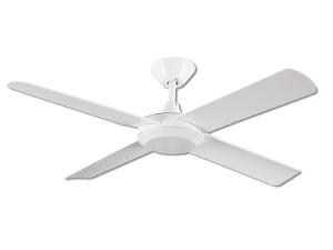 Hunter Pacific C350 Concept Ceiling Fan, 132cm (52Inch), 4 Blade, DC Motor, Remote Control, 6 Speed, Indoor/Outdoor, White Blades