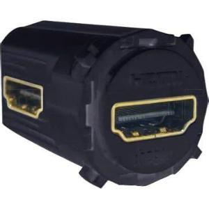 Hager WBMHDMI-MB HDMI Mech, Angled Side Entry, Female, Matt Black