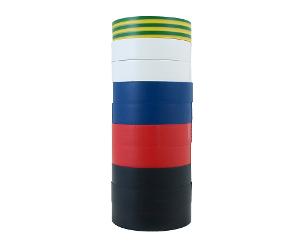Cabac ITRP,Tape Electrical Insulation PVC General Purpose 0.13mm x 18mm x 20M Roll - Rainbow