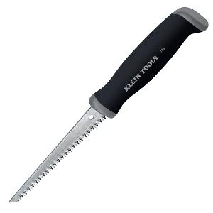 Klein Tools 725 Jab Saw, 30.5cm Carbon Steel, Heavy-Duty Drywall & Plywood Cutter, Dual Direction Blade, Scoring & Plunge Cuts, Black/Grey Finish