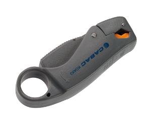Cabac KOAX3 Coax 3 Blade Stripper, 3-Step (3-Blade) Adjustable COAX Stripper for RG58, RG59 and RG6, Strip Length is Adjustable from 6mm-8mm