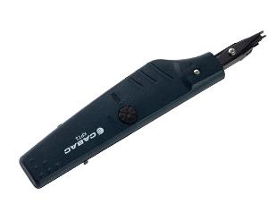 Cabac KPT3 Precision K/110 Punch Down Tool, Use on KATT, 110/AT&T and Krone Style Jacks and Patch Panels, Punch Down Tool with Scissor Cut, Black